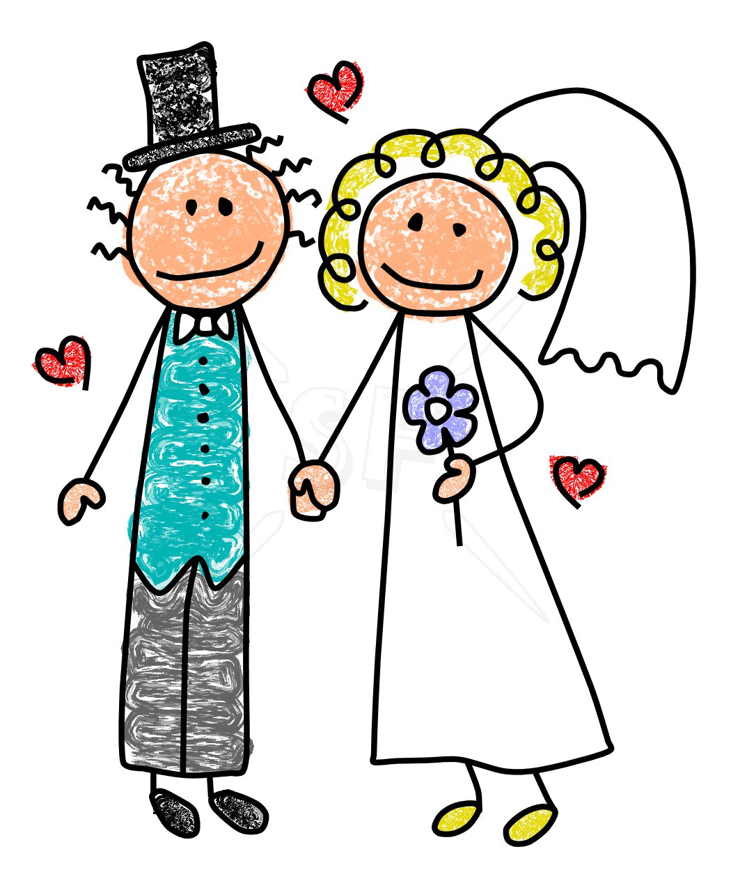 Bride and groom clip art free clipart images