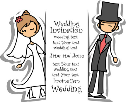 Bride and groom clipart free vector download 3 free