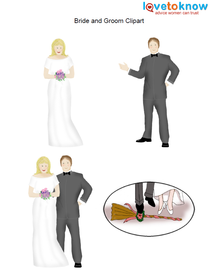 Bride and groom free clipart of brides and grooms lovetoknow