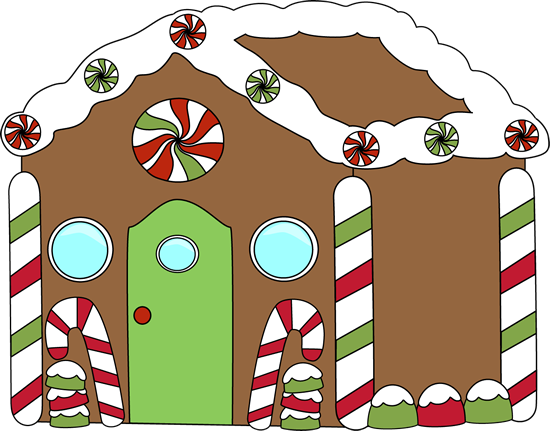 Gingerbread house christmas decorated house clipart house decorations