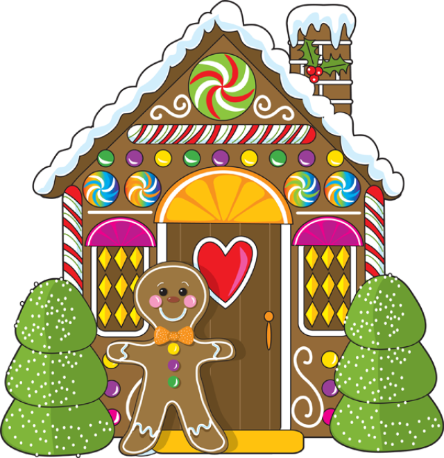 Gingerbread house clipart clip art library