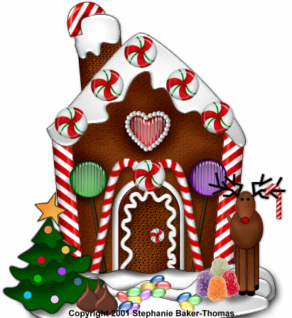 Gingerbread house make this christmas north pole theme clip art