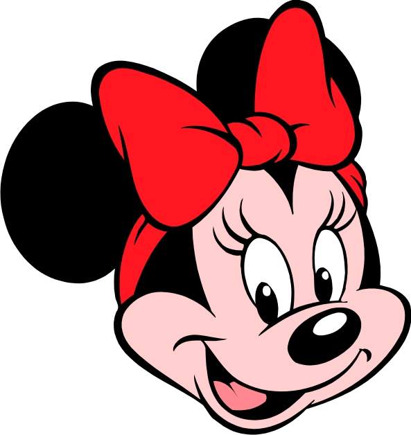 Minnie mouse head minnie mouse ears silhouette clipart china cps