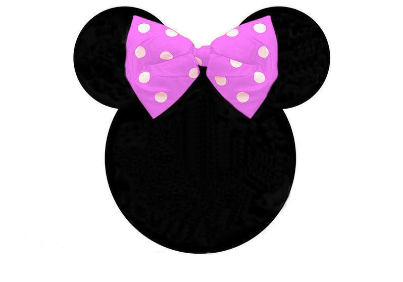 Minnie mouse head outline clip art