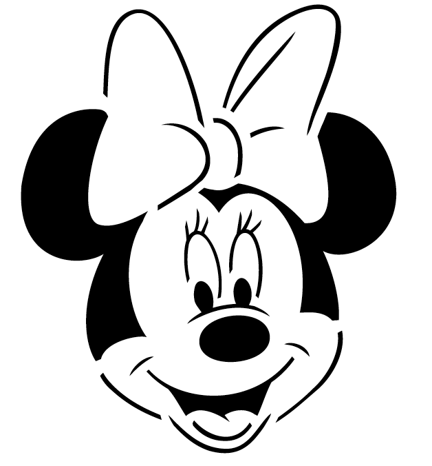 Minnie mouse head outline free download clip art 2