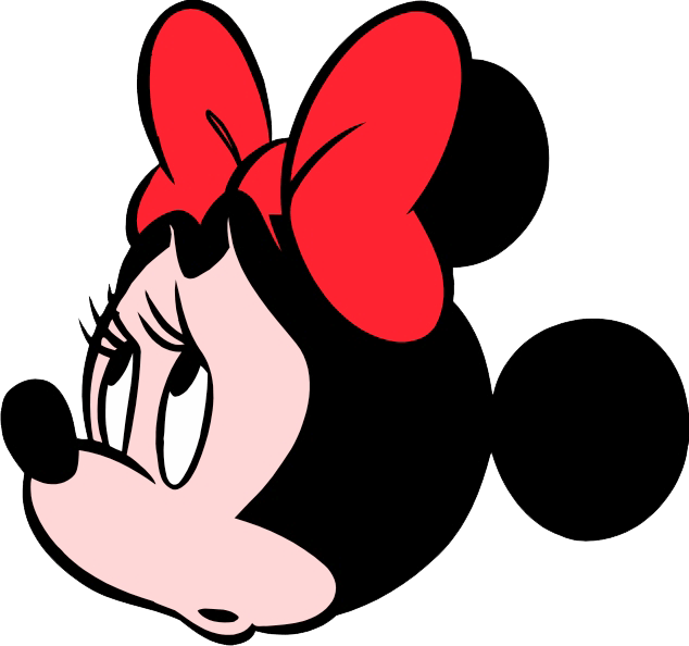 Minnie mouse head pictures of minnie mouse face allofpicts cliparts