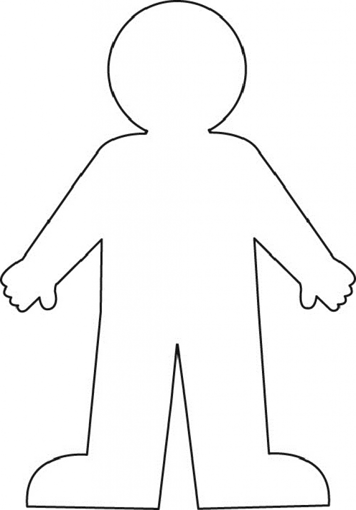 Person outline clipart free images