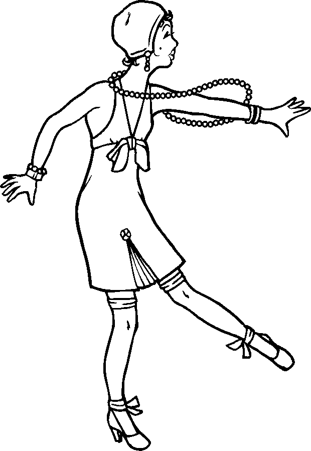 Person outline printable