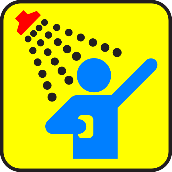 Hot shower clip art at vector clip art