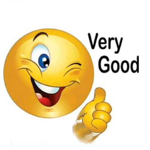 animated emoticon Very good smiley llection gif