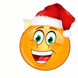 animated emoticon Jingle bell santa symbols  gif