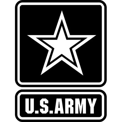 Us army logo star transparent stick png