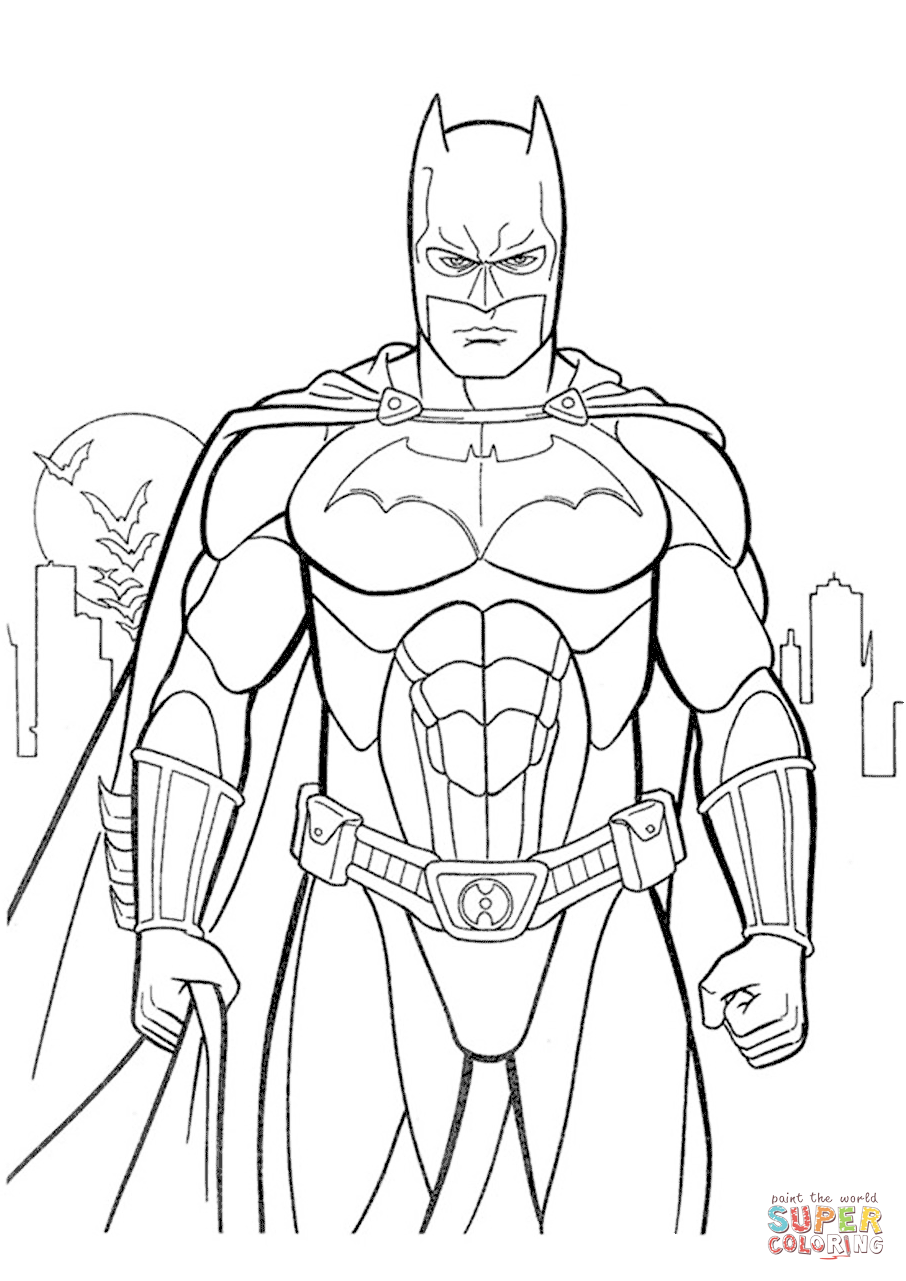 batman coloring pages Batmanloring page free printableloring pages ...