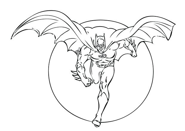 batman coloring pages Batmanloring pages printable batman with wings running jpg