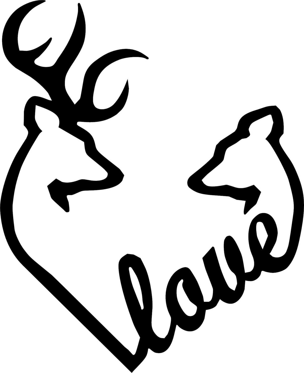 browning symbol Browning loveloring page deer huntingloring pages free jpg