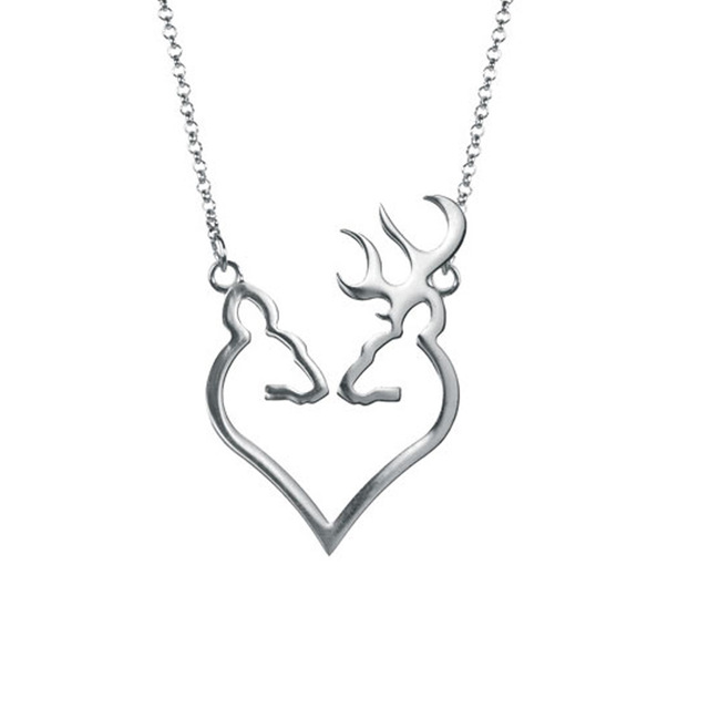 browning symbol Fashionable sterling silver browning deer necklaces for women jpg