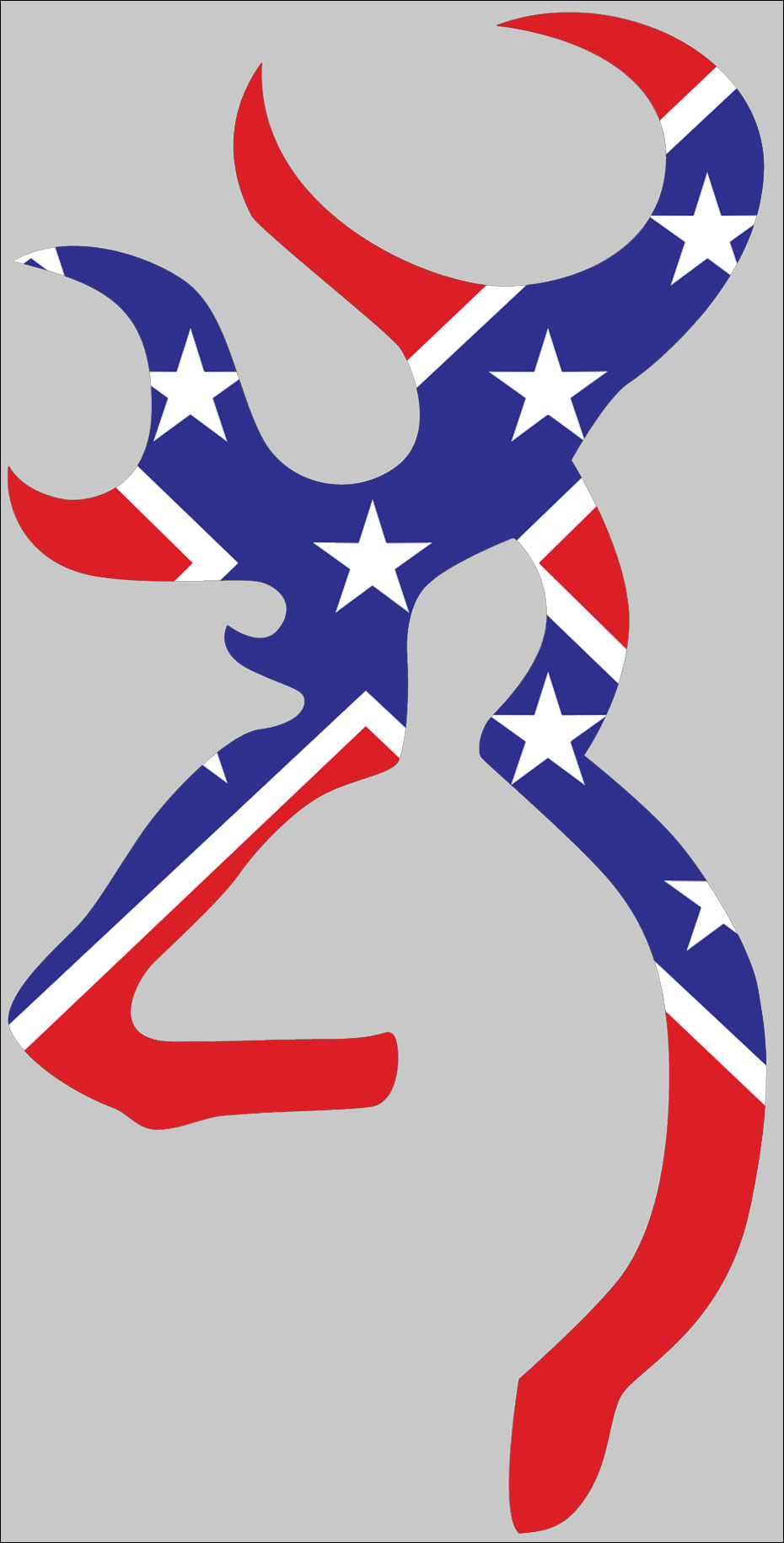 browning symbol Browning deer head logo rebel flag sticker american method jpg