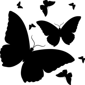 butterfly black Black butterfly clipart clipartllection and white jpg