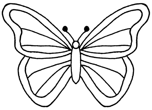 Butterfly black and white monarch cliparts wikiclipart jpg