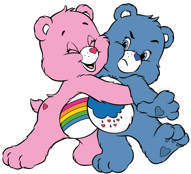 caring Care bears andusins clip art images cartoon png