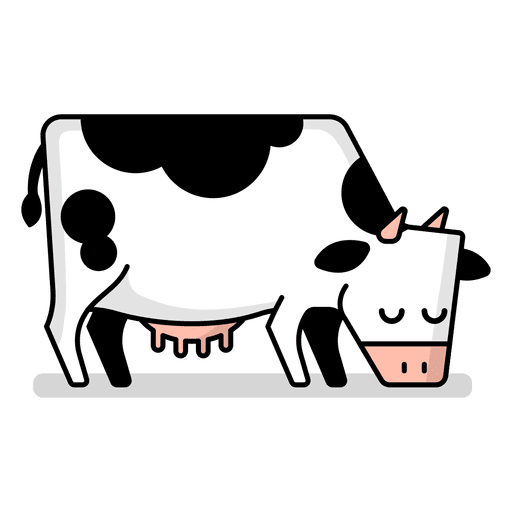 cartoon cow Isolatedw cartoon illustration vector download png