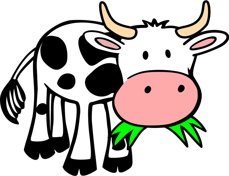 cartoon cow Cartoonw clipart jpg