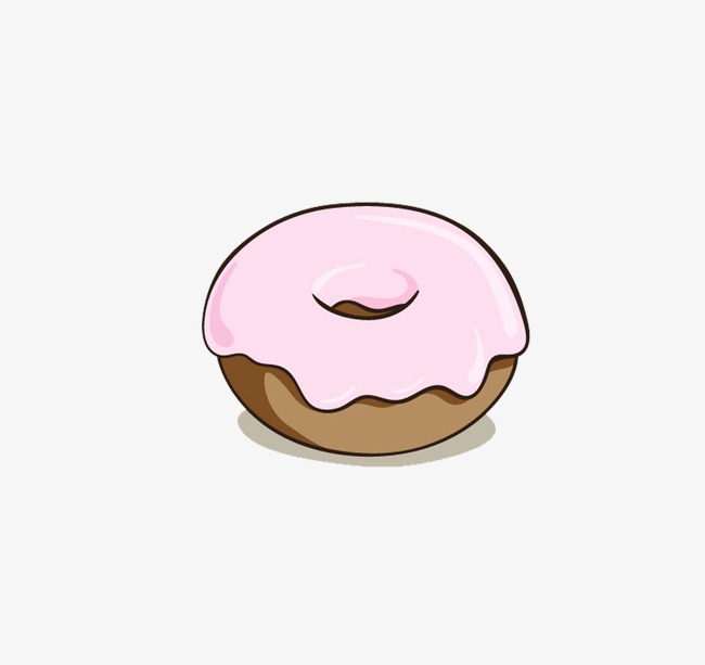 Cartoon donut pink donuts and psd file for free jpg