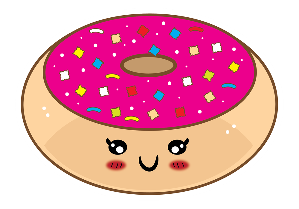 Cartoon donut clipart 3 clipartpost png