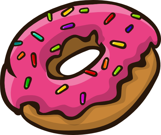 cartoon donut Donut doughnut clipart the cliparts databases clipartpost png