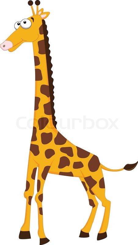 cartoon giraffe Cute giraffe cartoon stock vector lour jpg 2
