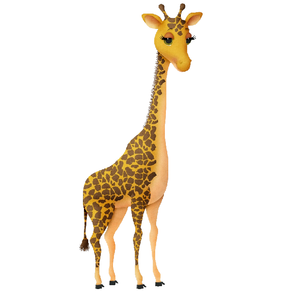 cartoon giraffe Giraffe images png