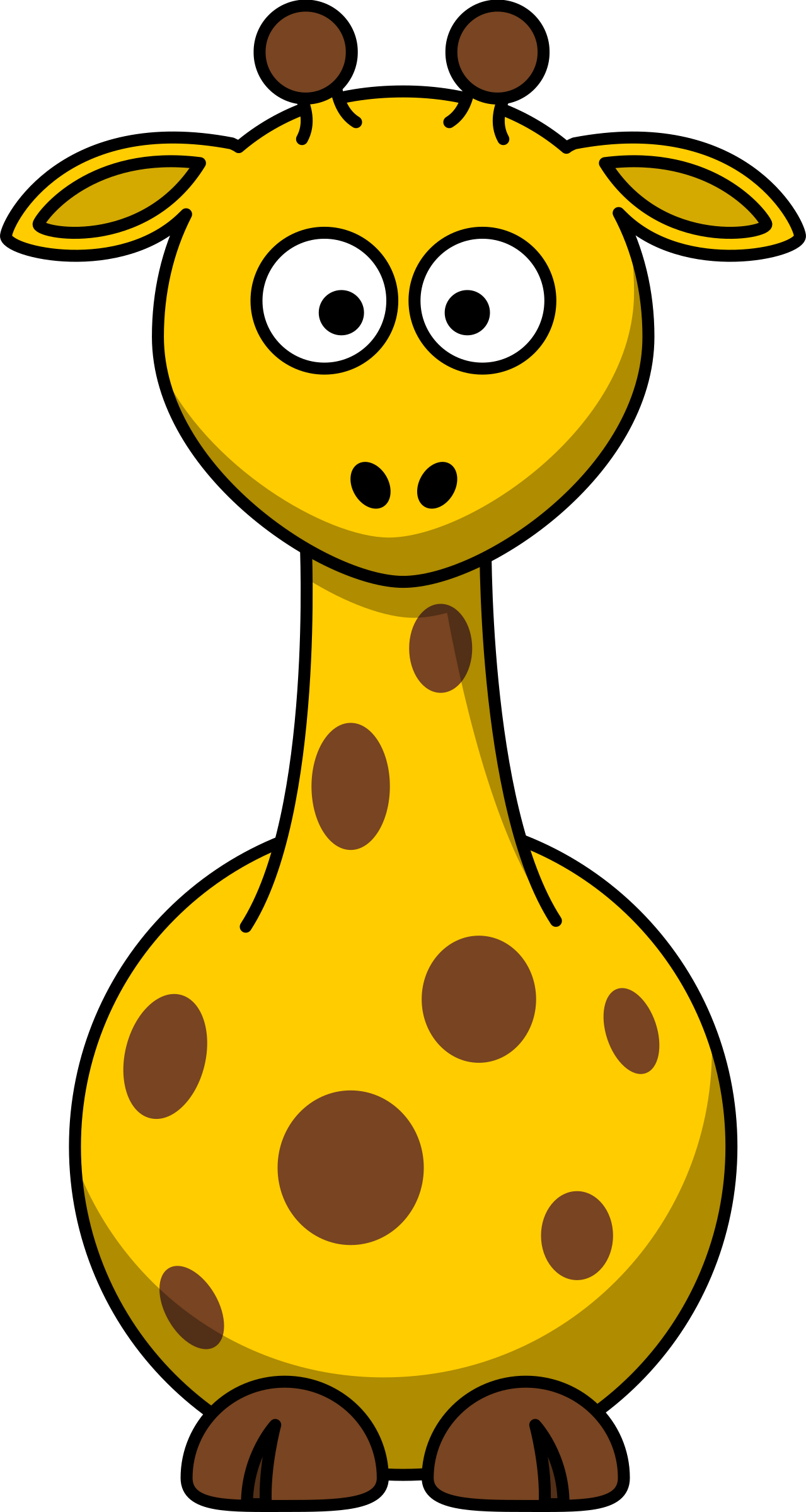 Clipart cartoon giraffe png