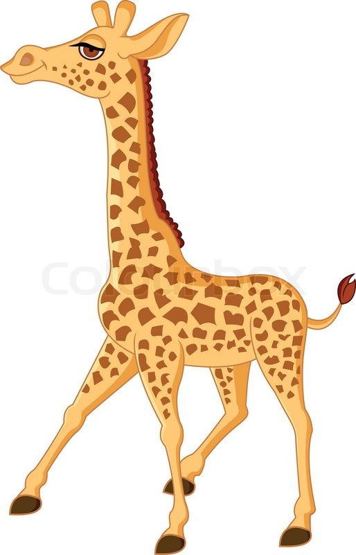 cartoon giraffe Giraffe cartoon stock vector lour jpg