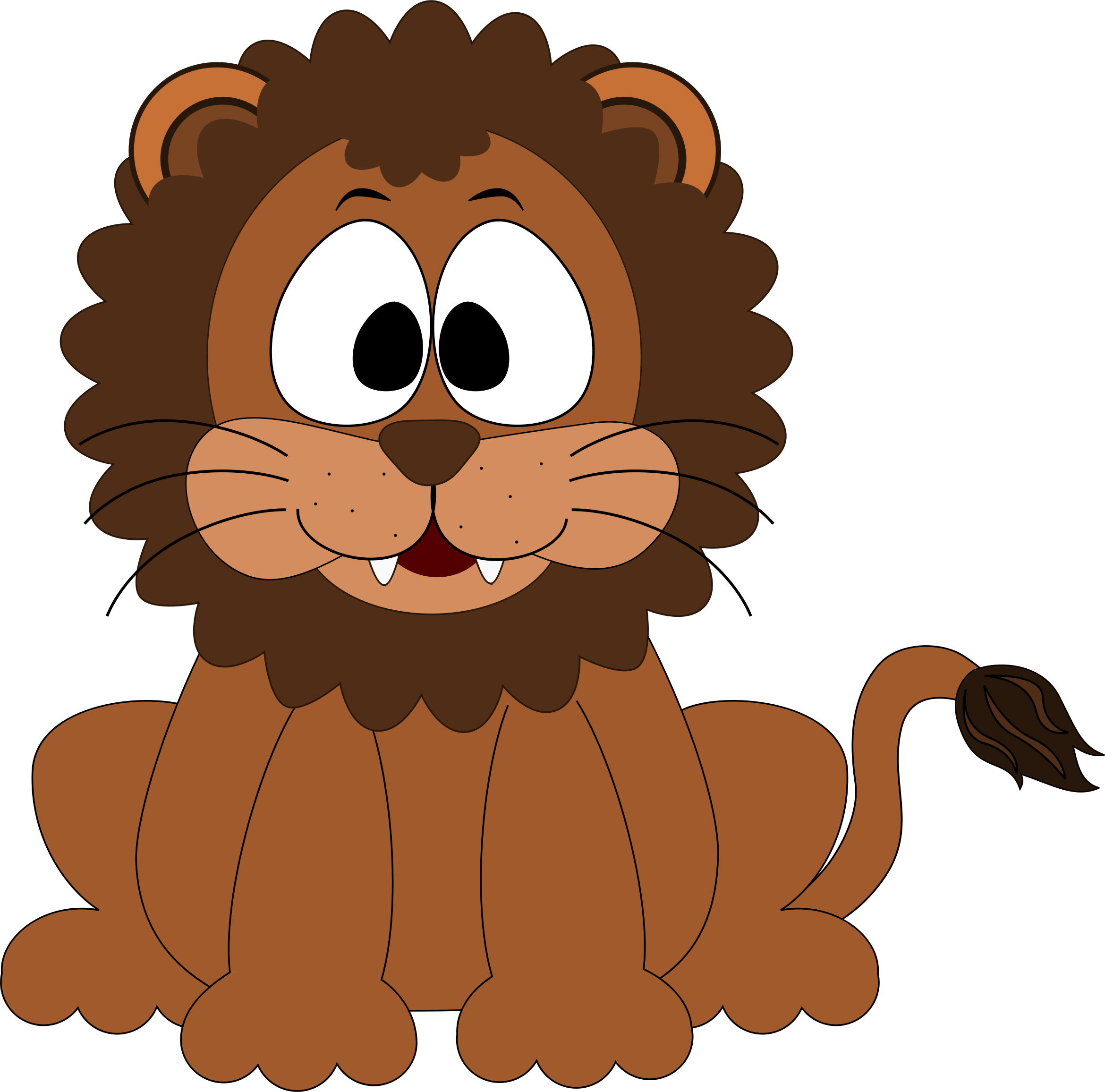 Clipart cartoon lion png