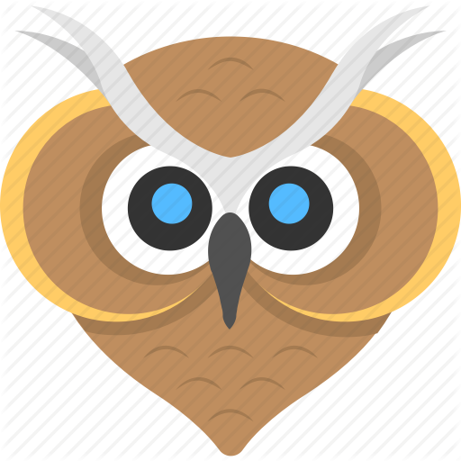 Animal bird face cartoon owl icon icon search png