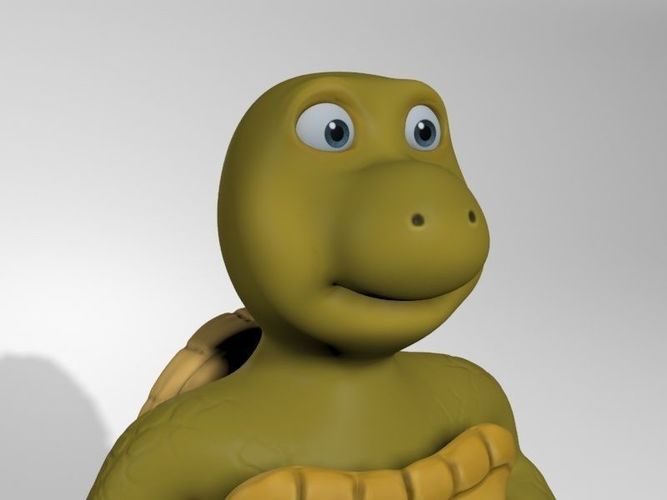 3d model cartoon turtle character cgtrader jpg