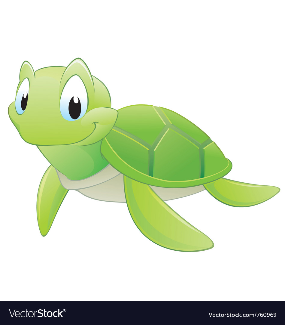 Cartoon turtle free vector image vectorstock jpg 3