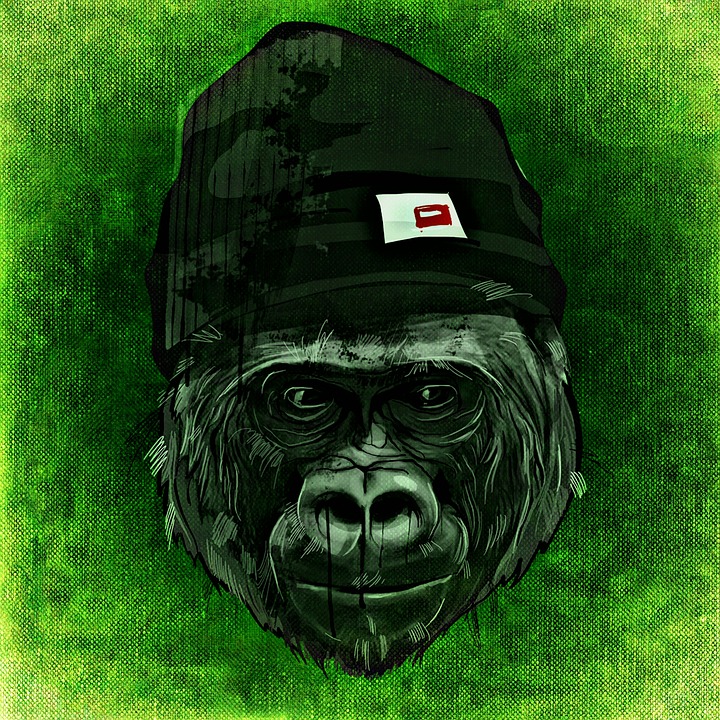 cool pictures Free illustration monkey ol abstract funny cap image jpg