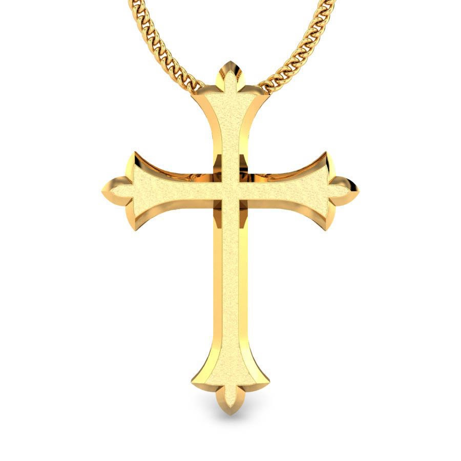 cross picture Yellow gold holy cross pendant jpg