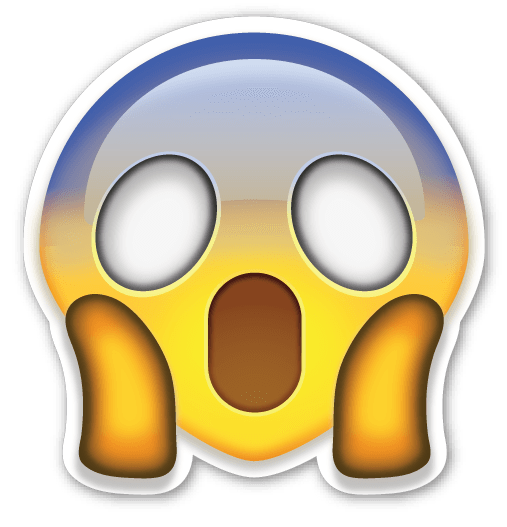 emoji transparent Emoticon scream transparent stick png