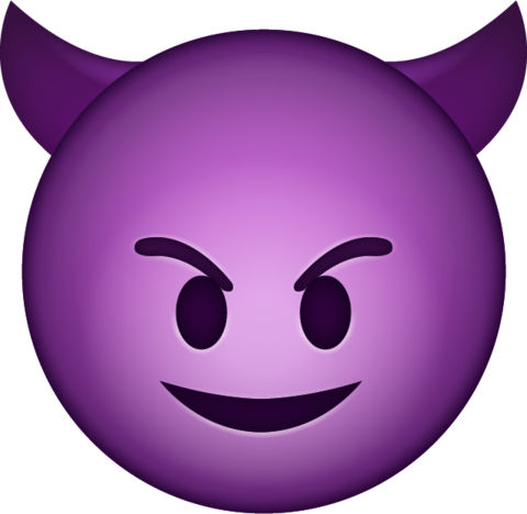Devil emoji transparent icon png
