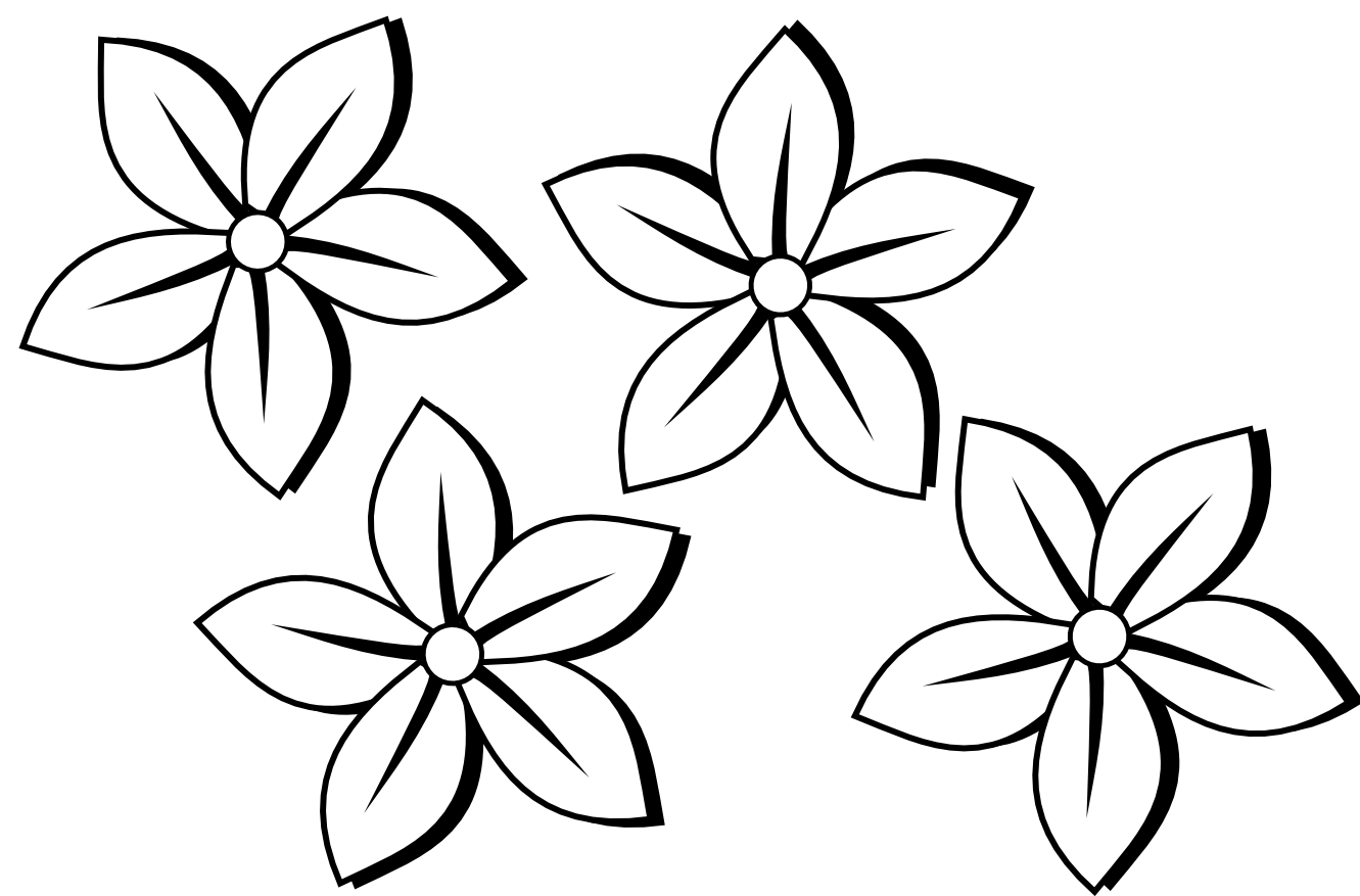 Pictures Of Flower Drawings Free Download Clip Art Png Cliparting Com