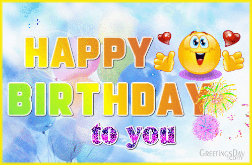 happy birthday gif Birthday greeting cards pictures animated s gif