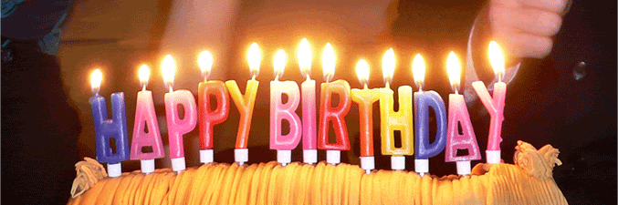 happy birthday gif Birthday happy hbd candles cake animated popkey gif