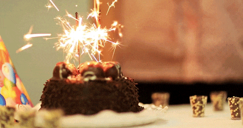 happy birthday gif Birthday happy hbd cake party animated popkey gif