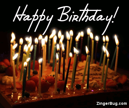 happy birthday gif Happy birthday candles animated cards free gif