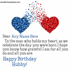 happy birthday husband Birthday wishes for husband with name  png