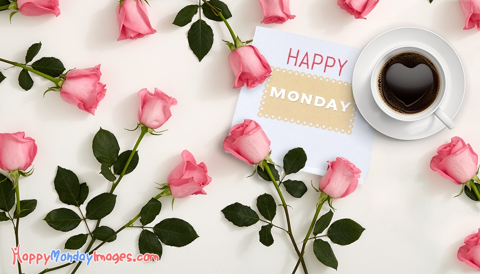 happy monday images Monday with roses jpg