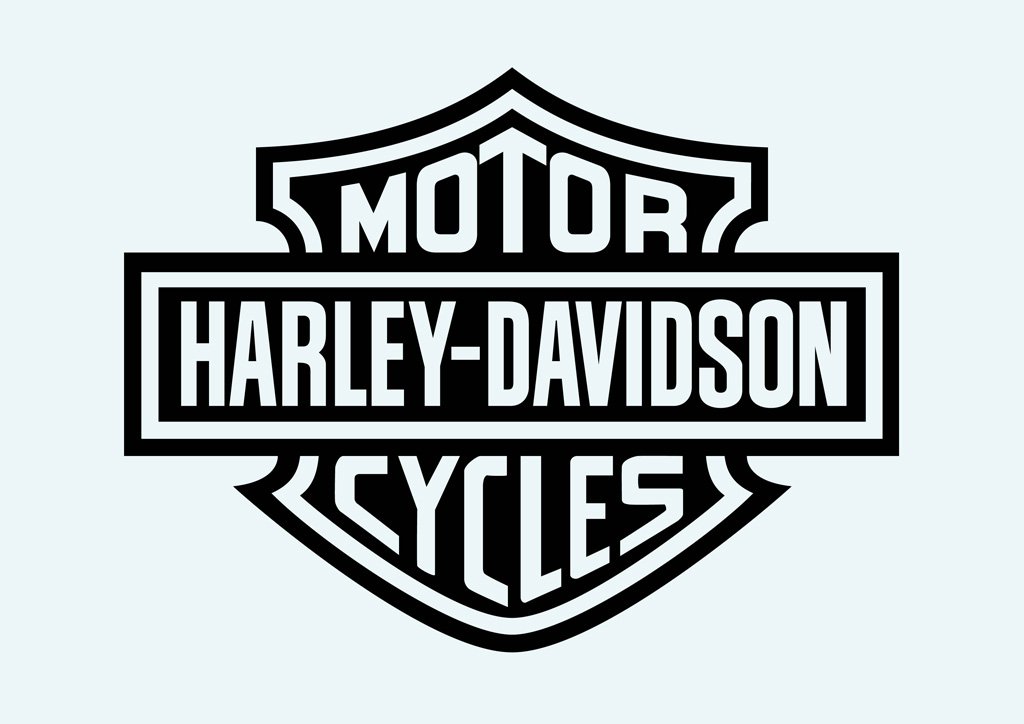 Harley davidson logos vector art graphics jpg