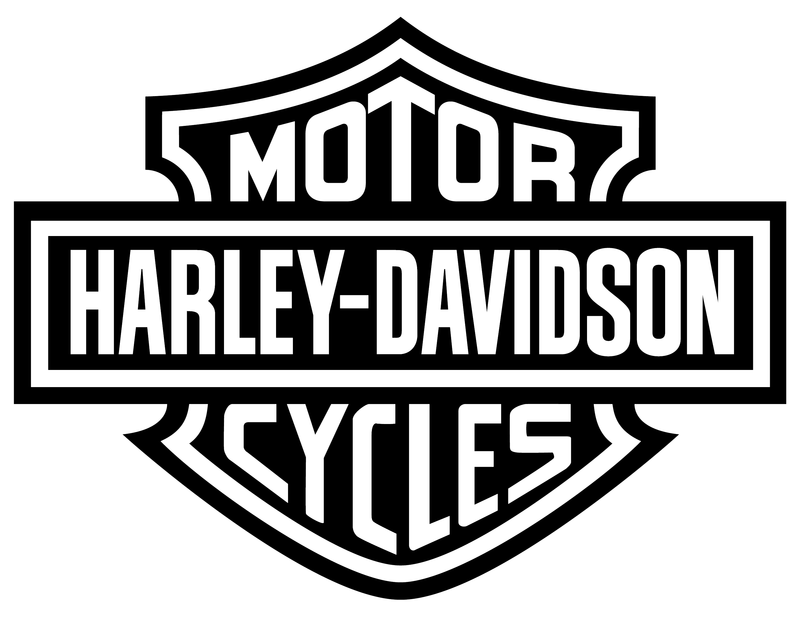 Harley davidson logo motorcycle brands png